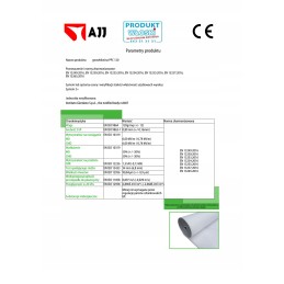 Sertificēts ppc120 ģeotekstils, izmēri 6m x 30m