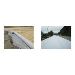 Pes500c sertificēts ģeotekstils, izmēri 6m x 10m