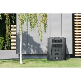 Garden composter 320l for compost black
