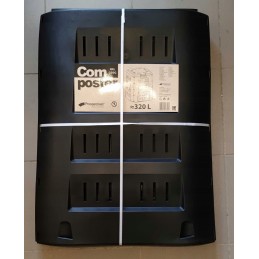 Aiakomposter 320l musta komposti jaoks