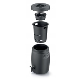 Garden fertilizer tank combioliq black 55 l ibft55 s411