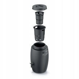 Garden fertilizer tank combioliq black 55 l ibft55 s411