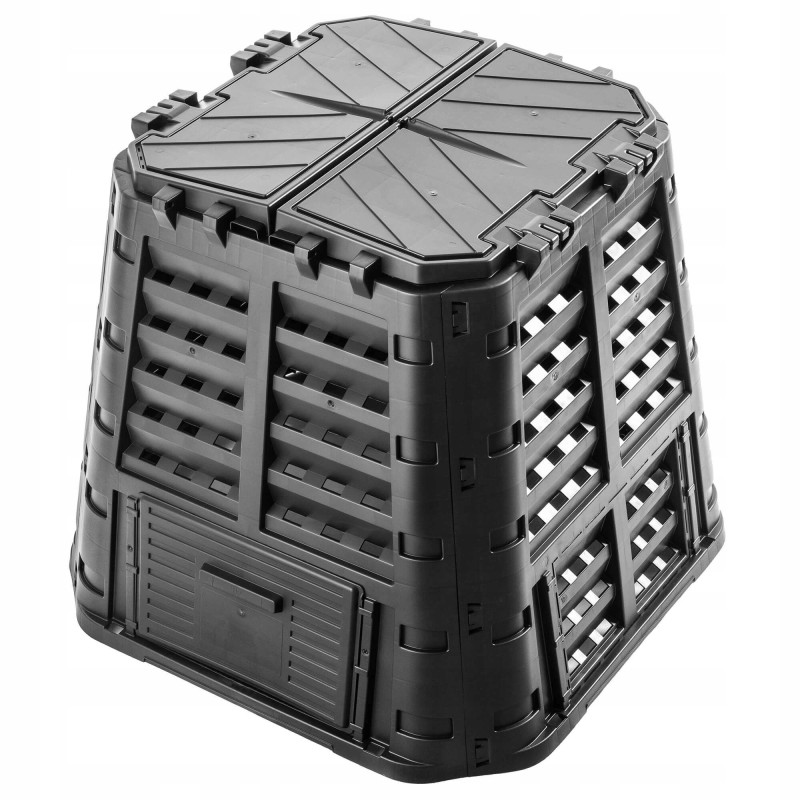 garden composter ecosmart 480l frost-resistant year-round modular chamber