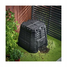 garden composter ecosmart 480l frost-resistant year-round modular chamber