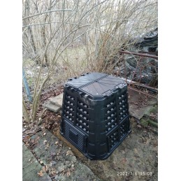 garden composter ecosmart 480l frost-resistant year-round modular chamber