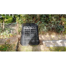 garden composter ecosmart 480l frost-resistant year-round modular chamber