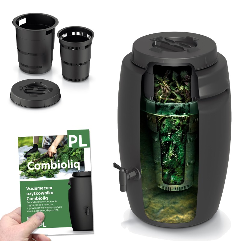 55 liter composter all year round strong home liquid fertilizer with tap