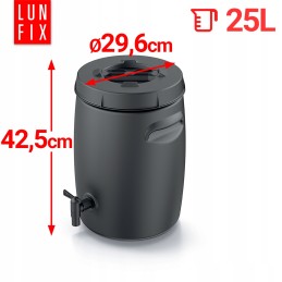 Fertilizer production container 25l combioliq garden fertilizer composter