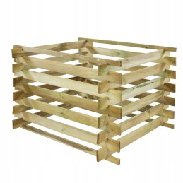 Wooden eco-compost bin - modular version