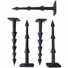 Smeigtukai agrotekstilei, agrotekstilei, geotekstilei ir brezentui tvirtinti, 100 vnt.