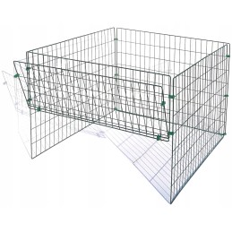 Avatav metallist komposter 660l, uus mudel