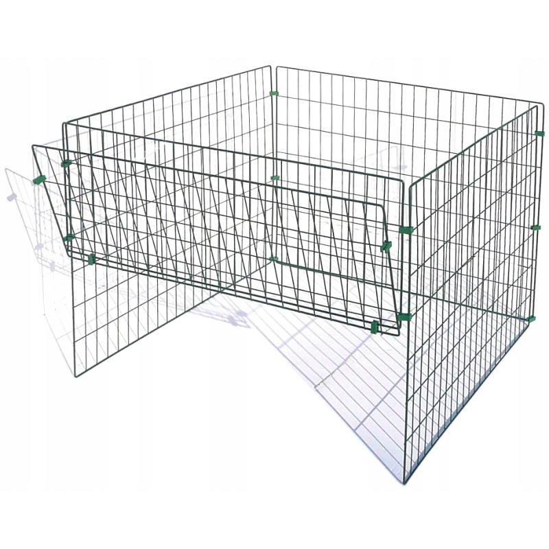 Avatav metallist komposter 660l, uus mudel