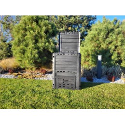 Composter woody 280l aesthetic wooden design