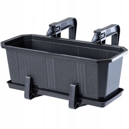 Balcony flowerpot with handles