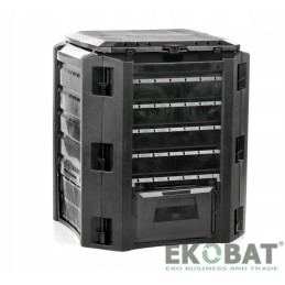 Composter 400l black improved model