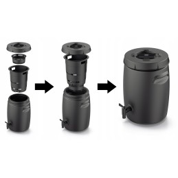 Komposterio bakas trąšoms gaminti, 25 l