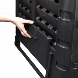 Multi modulārais dārza kompostētājs, melns, 480l