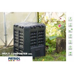 Composter 360l black