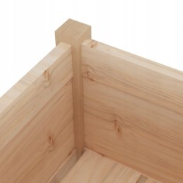 Garden pots, 2 pcs., 70x31x70 cm, solid pine wood