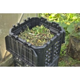 Multi modular garden composter 480l black