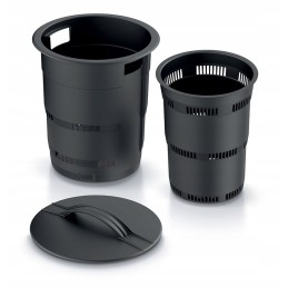 Požeminis sodo komposteris, 11l, juodas