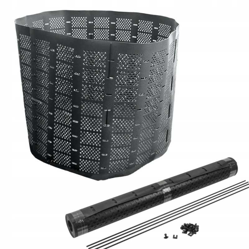 Sodo komposteris 800l krepšelis lapams, žolės kompostui xxl