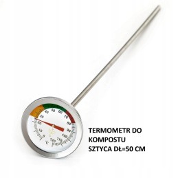 Komposta termometra nūja 50 cm