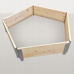 Wooden composter eco garden solid 125l