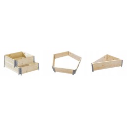 Wooden composter eco garden solid 125l