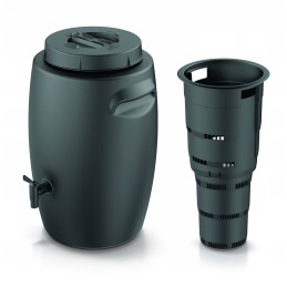 Tank barrel container for fertilizer vermicompost 55