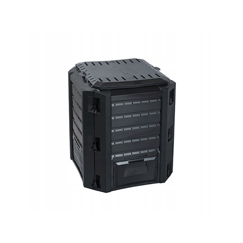 Garden composter 380l compogreen with lock, frost-resistant