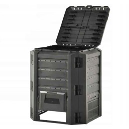 Garden composter 380l compogreen with lock, frost-resistant