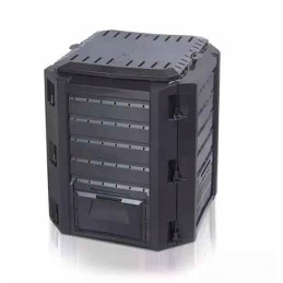 Garden composter 380l compogreen with lock, frost-resistant