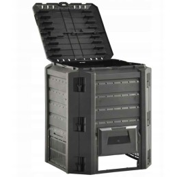 Garden composter 380l compogreen with lock, frost-resistant
