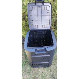 Prosperplast komposter 220l must kompgreen puitunud