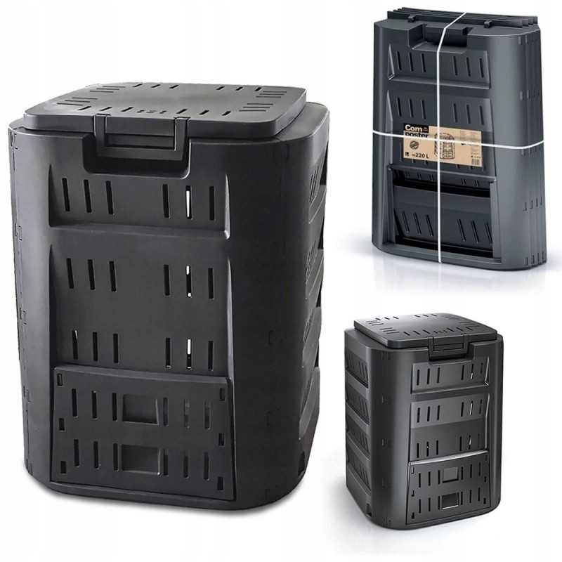 Komposterio matmenys: