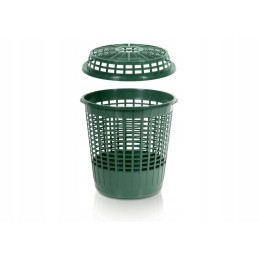 Sodo krepšelis 60 l su dangteliu iszk60 green g851 prosperplast