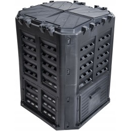 Namų sodo komposteris didelis 360l qbrick black ventiliacinis laistymas