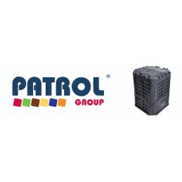 Namų sodo komposteris didelis 360l qbrick black ventiliacinis laistymas