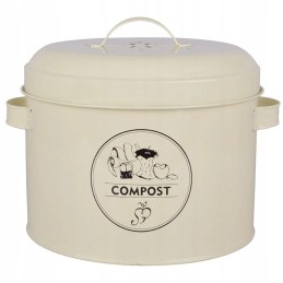 Virtuvinis komposteris su anglies filtru 6,3l