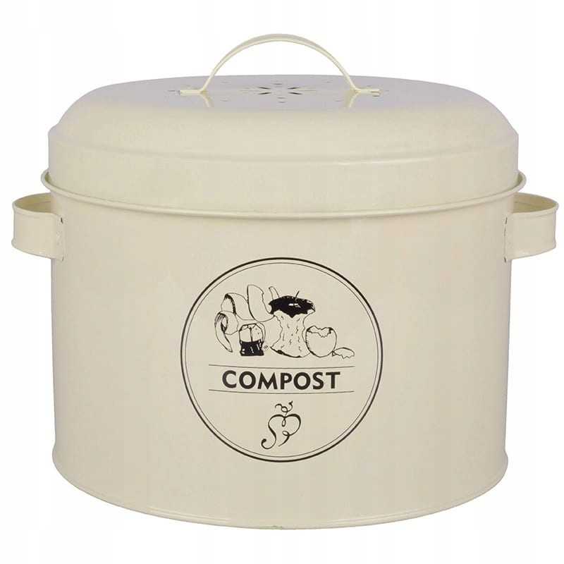 Virtuvinis komposteris su anglies filtru 6,3l