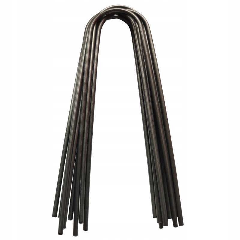 Metaliniai smeigtukai įvairių tipų agrotekstilei, agrotekstilei ir geotekstilei tvirtinti prie žemės, taip pat smeigtukai kurmių