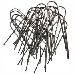 Metaliniai smeigtukai įvairių tipų agrotekstilei, agrotekstilei ir geotekstilei tvirtinti prie žemės, taip pat smeigtukai kurmių