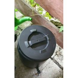 Combioliq sodo trąšų bakas - juodas ibft25-s411