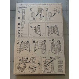 Sodo komposteris 220l juodajam kompostui