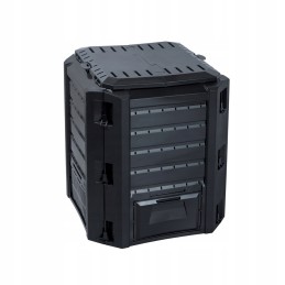 Komposteris 380l, juodas, šalčiui atsparus, juodas