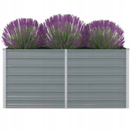 Aia lillepott 160x80x77cm, hall tsingitud teras