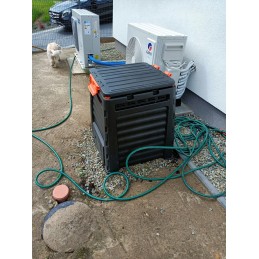 Sodo komposteris eco keter 320l, atsparus šalčiui, juodas, modulinis