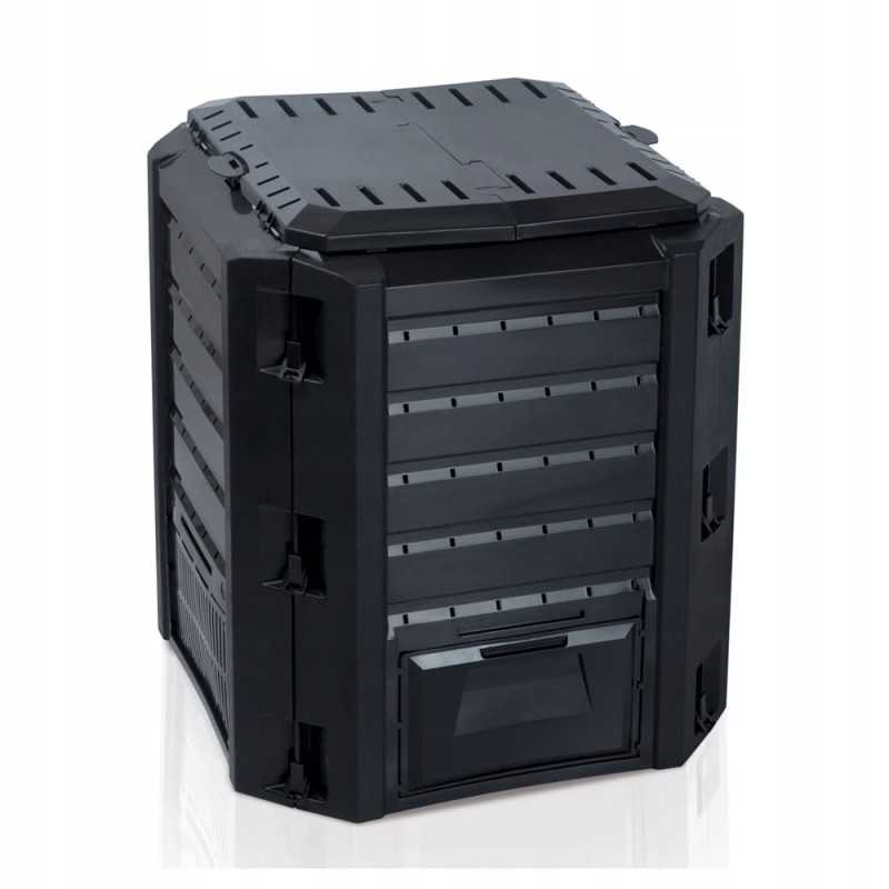 Sodo komposteris 380l compogreen black prosperplast