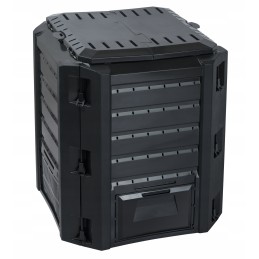 Sodo komposteris 380l compogreen black prosperplast